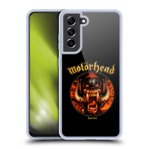 Motorhead Album Covers Sacrifice Soft Gel Case for Samsung Galaxy S21 FE 5G & MagSafe
