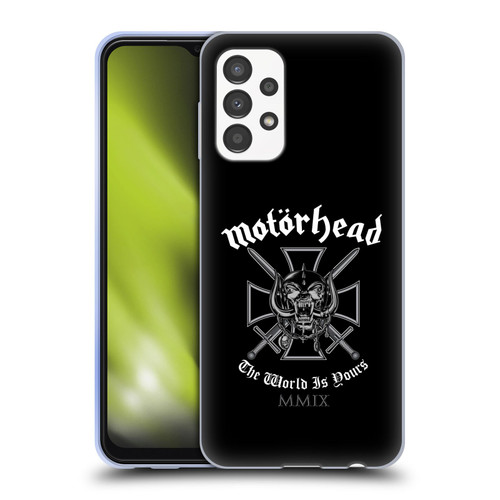 Motorhead Logo The World Is Yours Soft Gel Case for Samsung Galaxy A13 (2022)