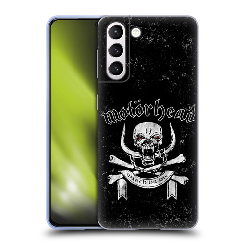 Motorhead Album Covers March Or Die Soft Gel Case for Samsung Galaxy S21 5G & MagSafe
