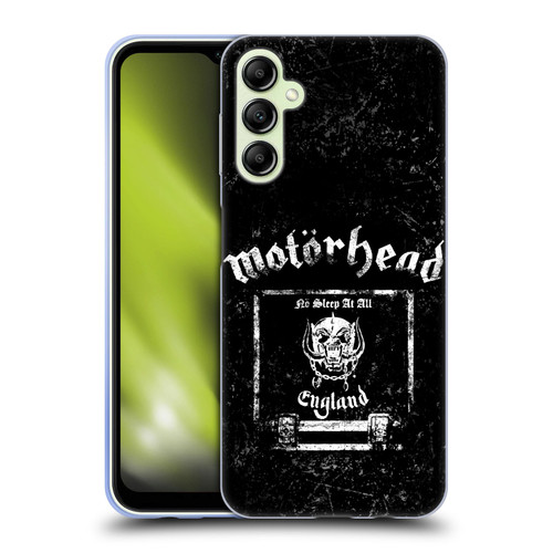 Motorhead Logo No Sleep At All Soft Gel Case for Samsung Galaxy A14 5G