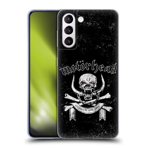 Motorhead Album Covers March Or Die Soft Gel Case for Samsung Galaxy S21+ 5G & MagSafe