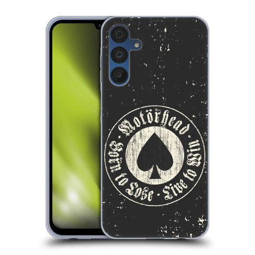 Motorhead Logo Ace Of Spades 2 Soft Gel Case for Samsung Galaxy A15 & MagSafe