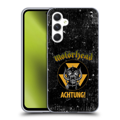 Motorhead Logo Achtung! Soft Gel Case for Samsung Galaxy A54 5G