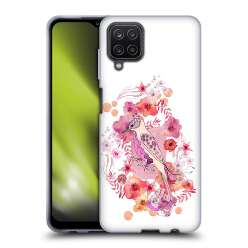 Monika Strigel Animals And Flowers Bird Soft Gel Case for Samsung Galaxy A12 (2020)