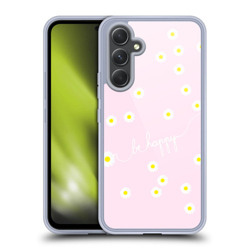 Monika Strigel Happy Daisy Softpink Soft Gel Case for Samsung Galaxy A54 5G