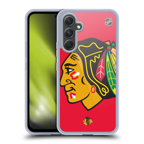 NHL Chicago Blackhawks Oversized Soft Gel Case for Samsung Galaxy A54 5G