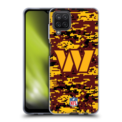 NFL Washington Football Team Graphics Digital Camouflage Soft Gel Case for Samsung Galaxy A12 (2020)