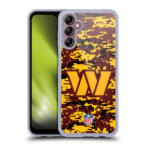 NFL Washington Football Team Graphics Digital Camouflage Soft Gel Case for Samsung Galaxy A14 5G