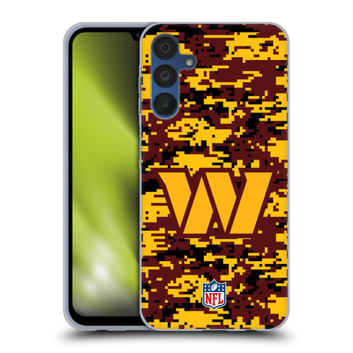 NFL Washington Football Team Graphics Digital Camouflage Soft Gel Case for Samsung Galaxy A15 & MagSafe