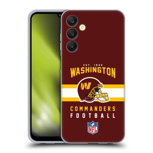 NFL Washington Football Team Graphics Helmet Typography Soft Gel Case for Samsung Galaxy A25 5G