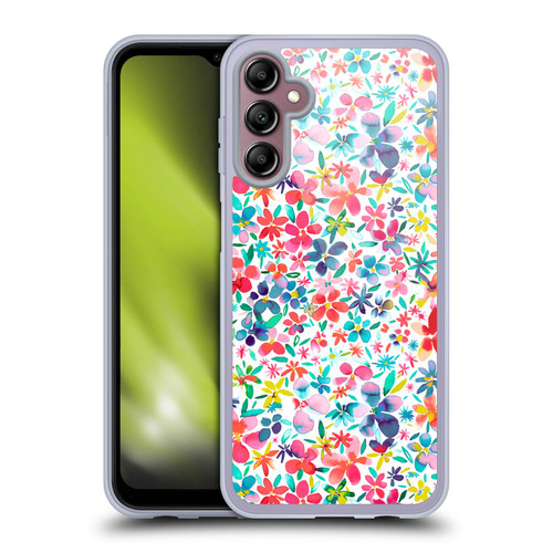 Ninola Floral Colourful Petals Spring Soft Gel Case for Samsung Galaxy A14 5G