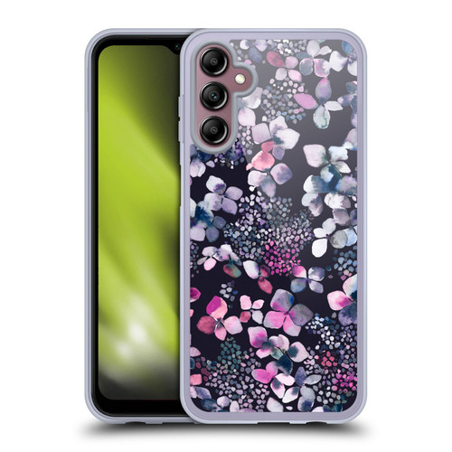 Ninola Floral Hydrangea Astronomical Soft Gel Case for Samsung Galaxy A14 5G