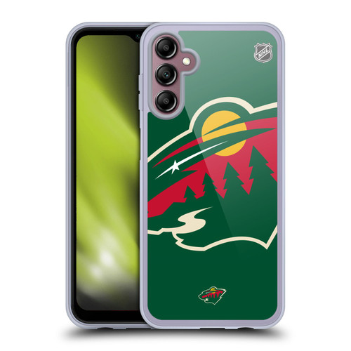NHL Minnesota Wild Oversized Soft Gel Case for Samsung Galaxy A14 5G