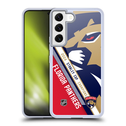 NHL 2024 Stanley Cup Champions Florida Panthers Oversized Soft Gel Case for Samsung Galaxy S22 5G & MagSafe