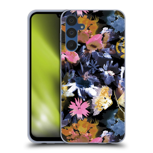 Ninola Floral Spring Memories Dark Soft Gel Case for Samsung Galaxy A15 & MagSafe