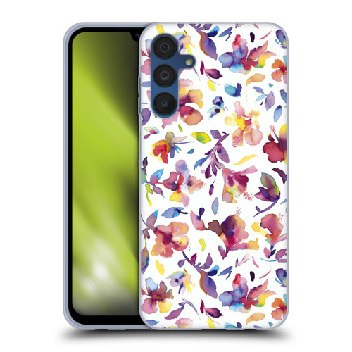 Ninola Floral Watery Hibiscus Soft Gel Case for Samsung Galaxy A15 & MagSafe