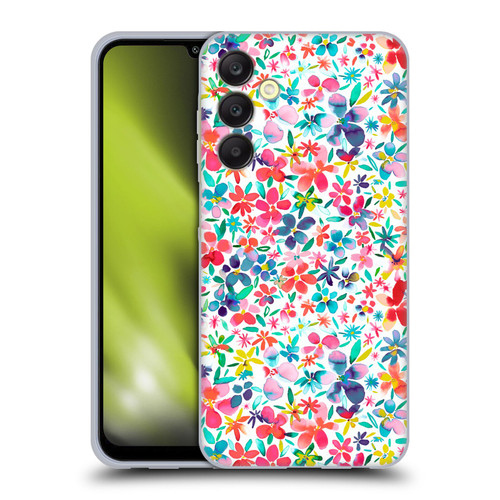 Ninola Floral Colourful Petals Spring Soft Gel Case for Samsung Galaxy A25 5G