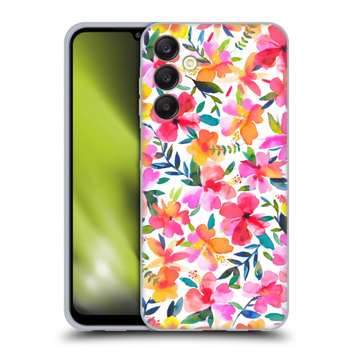 Ninola Floral Hibiscus Soft Gel Case for Samsung Galaxy A25 5G