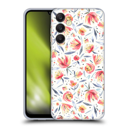 Ninola Floral Peonies Soft Gel Case for Samsung Galaxy A25 5G