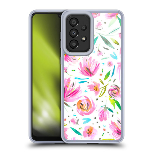 Ninola Floral Peonies Pink Soft Gel Case for Samsung Galaxy A33 5G (2022)
