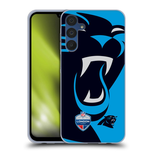 NFL 2019 London Games Oversized Panthers Soft Gel Case for Samsung Galaxy A15 & MagSafe