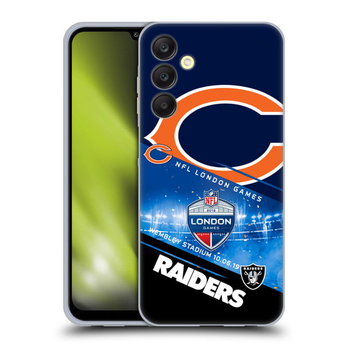 NFL 2019 London Games Bears VS. Raiders Soft Gel Case for Samsung Galaxy A25 5G