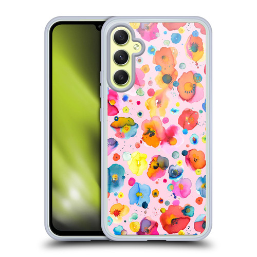 Ninola Floral Summer Festival Soft Gel Case for Samsung Galaxy A34 5G