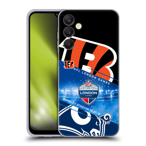 NFL 2019 London Games Bengals VS. Rams Soft Gel Case for Samsung Galaxy A25 5G