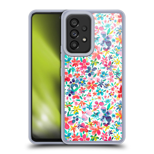 Ninola Floral Colourful Petals Spring Soft Gel Case for Samsung Galaxy A53 5G (2022)