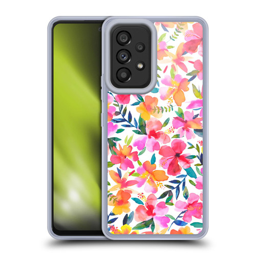 Ninola Floral Hibiscus Soft Gel Case for Samsung Galaxy A53 5G (2022)