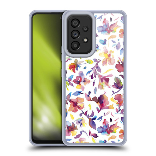 Ninola Floral Watery Hibiscus Soft Gel Case for Samsung Galaxy A53 5G (2022)
