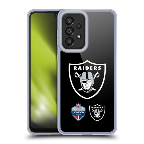 NFL 2019 London Games Oversized Raiders Soft Gel Case for Samsung Galaxy A33 5G (2022)