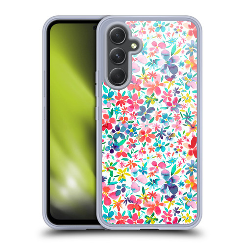 Ninola Floral Colourful Petals Spring Soft Gel Case for Samsung Galaxy A54 5G