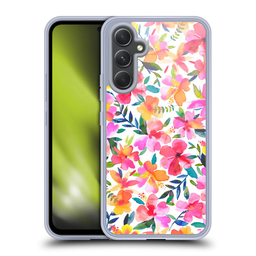 Ninola Floral Hibiscus Soft Gel Case for Samsung Galaxy A54 5G