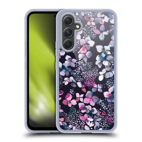 Ninola Floral Hydrangea Astronomical Soft Gel Case for Samsung Galaxy A54 5G
