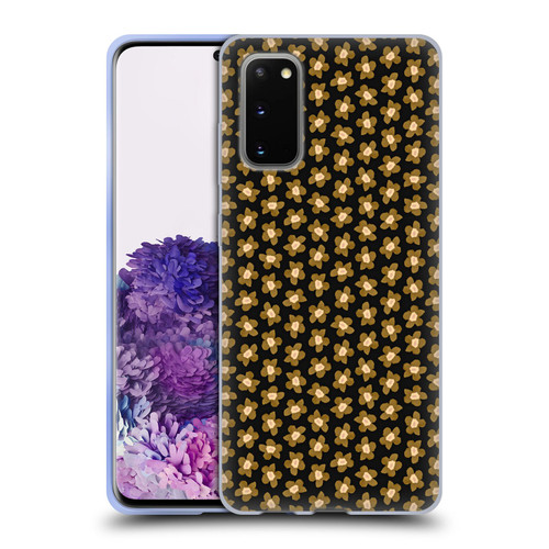 Ninola Floral Black Gold Soft Gel Case for Samsung Galaxy S20 / S20 5G