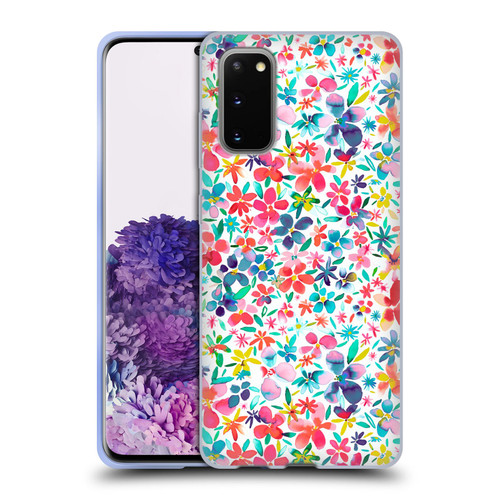 Ninola Floral Colourful Petals Spring Soft Gel Case for Samsung Galaxy S20 / S20 5G