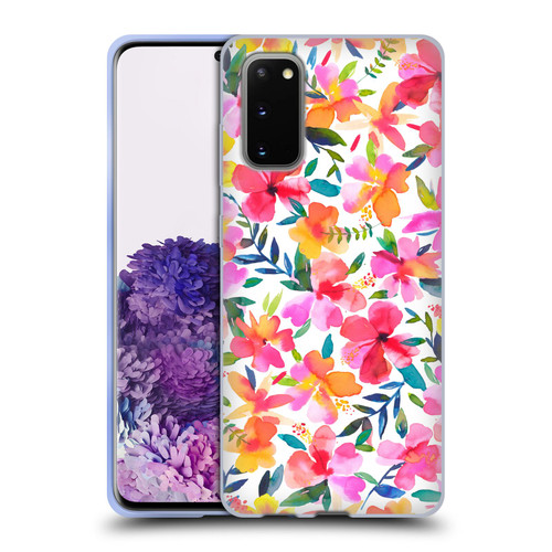 Ninola Floral Hibiscus Soft Gel Case for Samsung Galaxy S20 / S20 5G