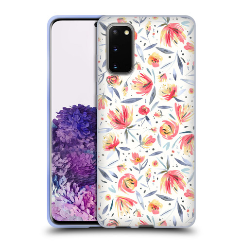Ninola Floral Peonies Soft Gel Case for Samsung Galaxy S20 / S20 5G