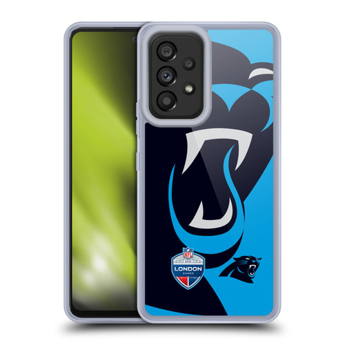 NFL 2019 London Games Oversized Panthers Soft Gel Case for Samsung Galaxy A53 5G (2022)