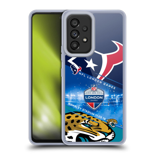 NFL 2019 London Games Texans VS. Jaguars Soft Gel Case for Samsung Galaxy A53 5G (2022)