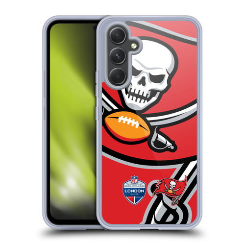 NFL 2019 London Games Oversized Buccaneers Soft Gel Case for Samsung Galaxy A54 5G