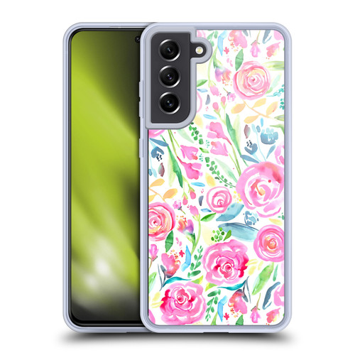 Ninola Floral Spring Days Soft Gel Case for Samsung Galaxy S21 FE 5G & MagSafe