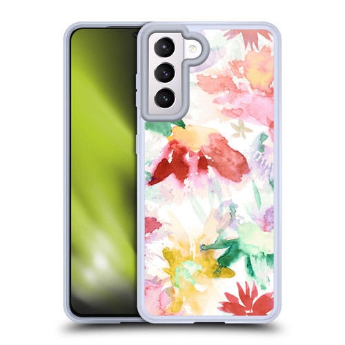 Ninola Floral Spring Memories Colour Soft Gel Case for Samsung Galaxy S21 5G & MagSafe