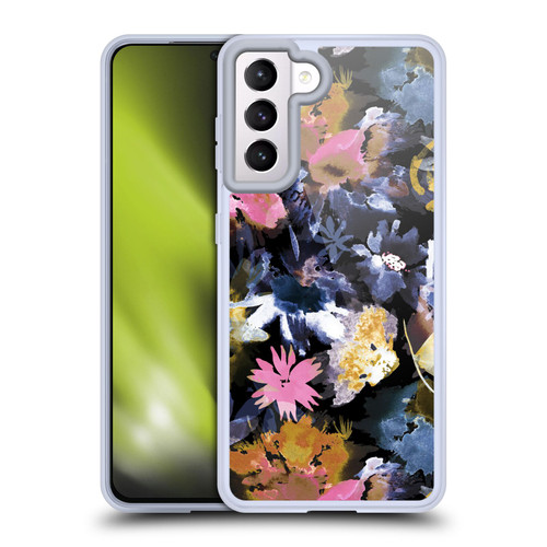 Ninola Floral Spring Memories Dark Soft Gel Case for Samsung Galaxy S21 5G & MagSafe