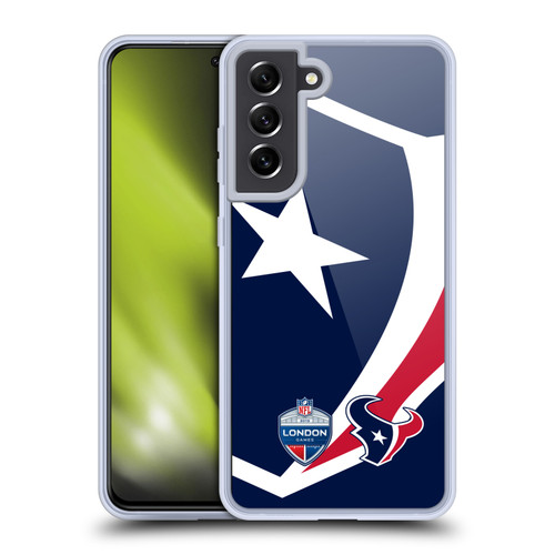 NFL 2019 London Games Oversized Texans Soft Gel Case for Samsung Galaxy S21 FE 5G & MagSafe