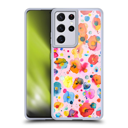 Ninola Floral Summer Festival Soft Gel Case for Samsung Galaxy S21 Ultra 5G & MagSafe