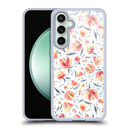 Ninola Floral Peonies Soft Gel Case for Samsung Galaxy S23 FE 5G & MagSafe