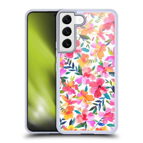 Ninola Floral Hibiscus Soft Gel Case for Samsung Galaxy S22 5G & MagSafe