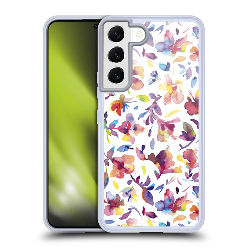 Ninola Floral Watery Hibiscus Soft Gel Case for Samsung Galaxy S22 5G & MagSafe